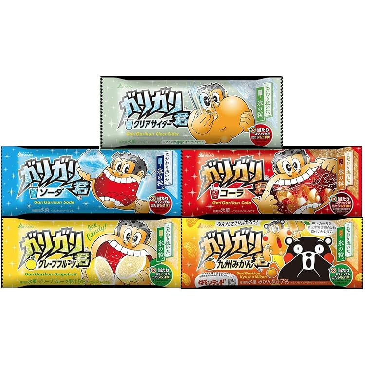 ガリガリ君@スピード発送 Amazon.co.jp: 赤城乳業 ガリガリ君ソーダ 105ml×66本入 【 (32本+1本